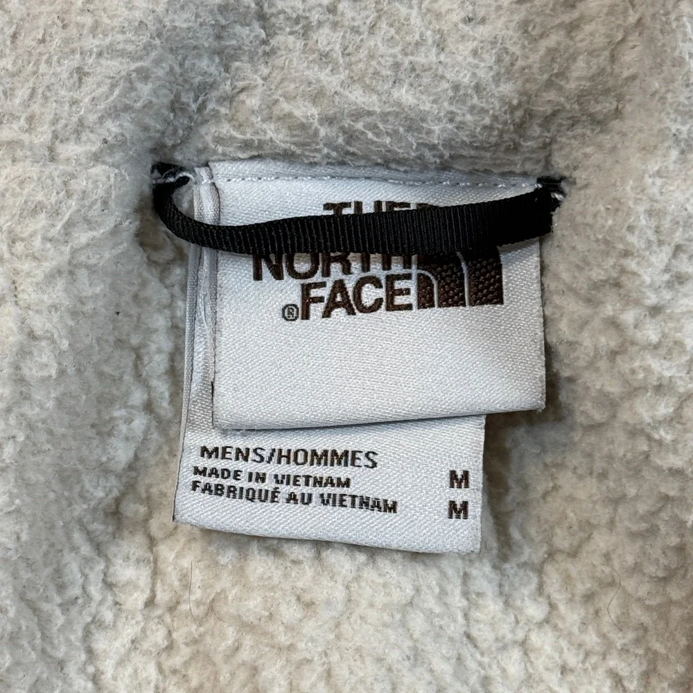 The North Face Cuchillo Full Zip Hoodie Sherpa Lined Jacket Mens Medium Brown